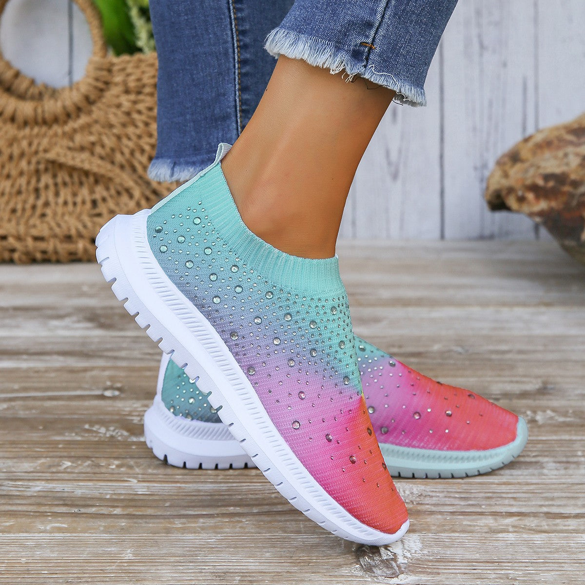 Pantof de damă cu strasuri