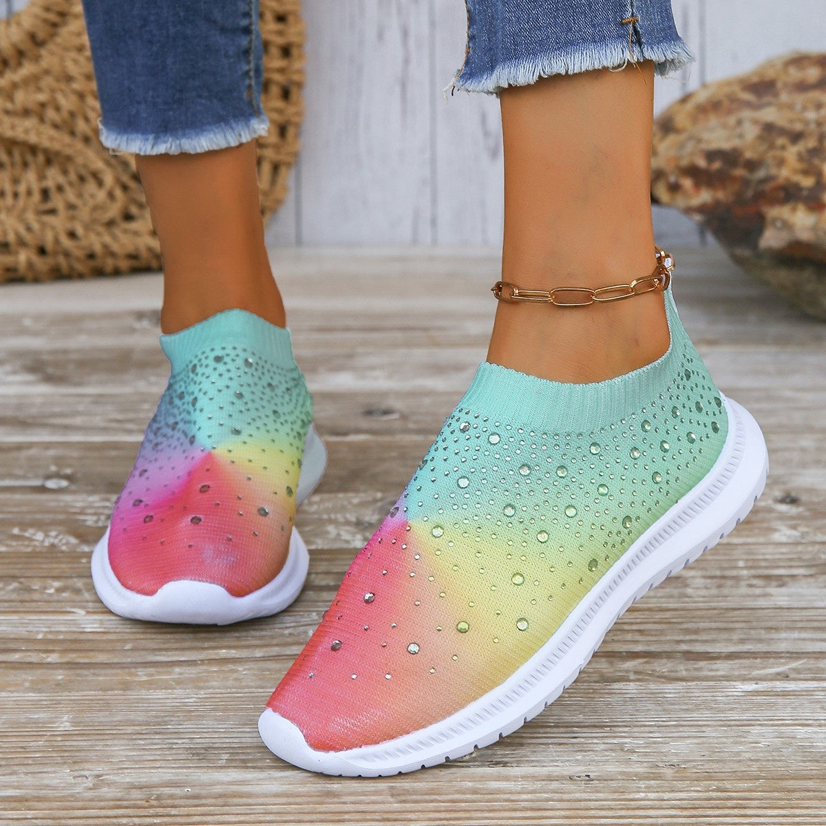 Pantof de damă cu strasuri