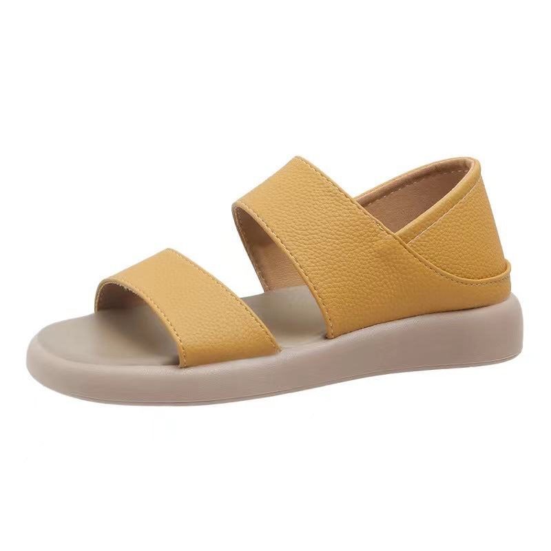 Sandale cu fund plat moale Pantofi respirabili