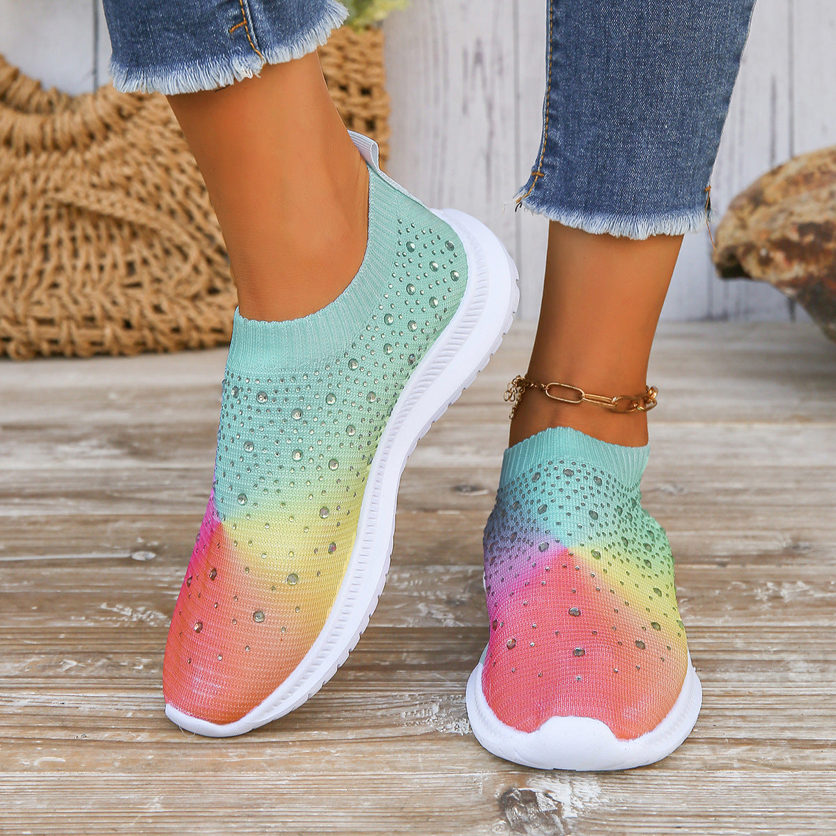 Pantof de damă cu strasuri