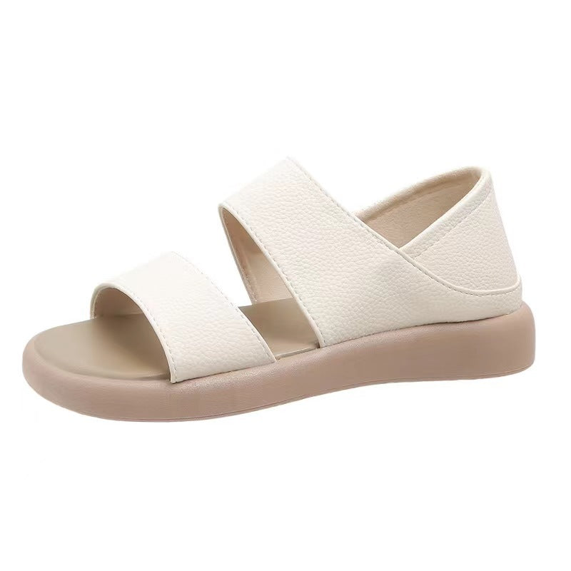 Sandale cu fund plat moale Pantofi respirabili