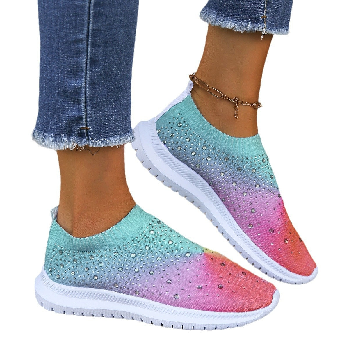 Pantof de damă cu strasuri