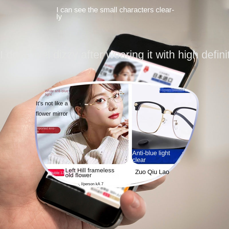 Ochelari de prezbioză de modă Ochelari de prezbioză portabili ultra-ușori cu lumină albastră