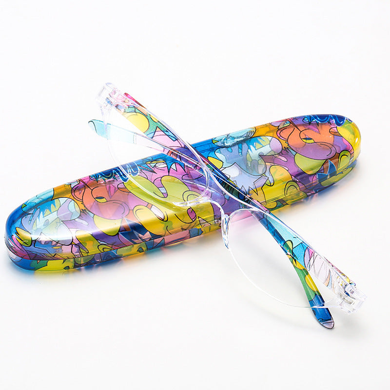 Ochelari de prezbioză de modă Ochelari de prezbioză portabili ultra-ușori cu lumină albastră