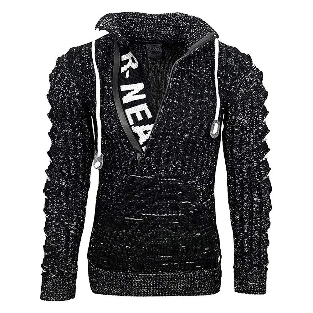 pulover tricotat pentru bărbați